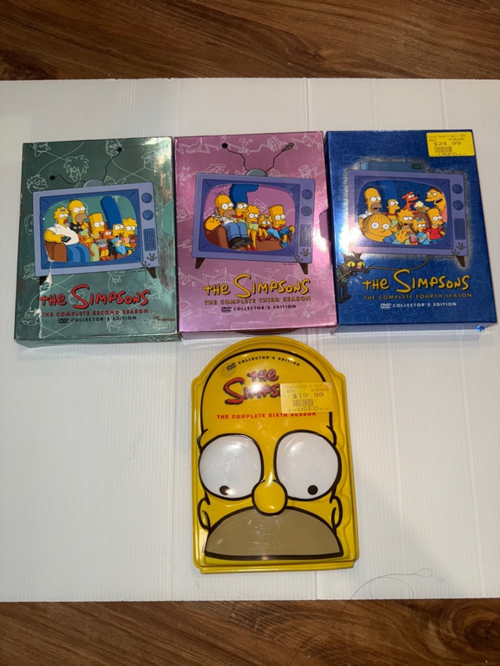 The Simpsons DVD Collection seasons 2,3,4, and 6